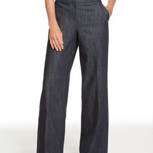 Talbots Wide Leg Refined Denim in dark wash